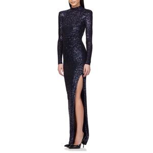 Nookie Veda High Neck Sequin Dress XS